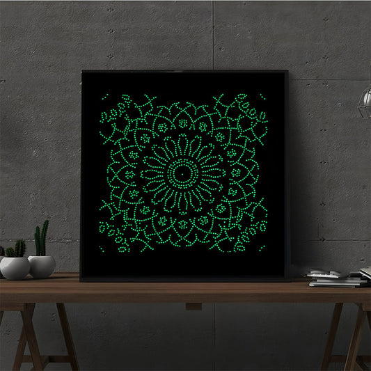 G?nsebl¨¹mchen Mandala Leuchtend Sonderform Diamond Painting