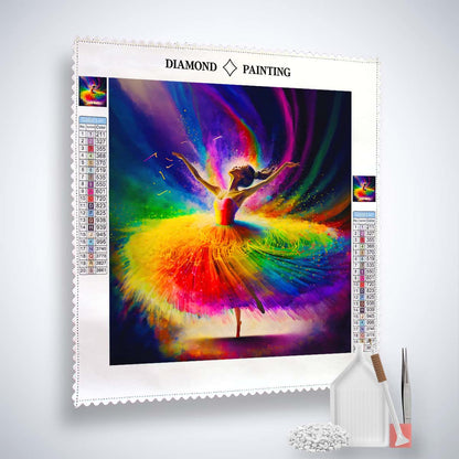 AB Diamond Painting - Farbzauber Ballerina