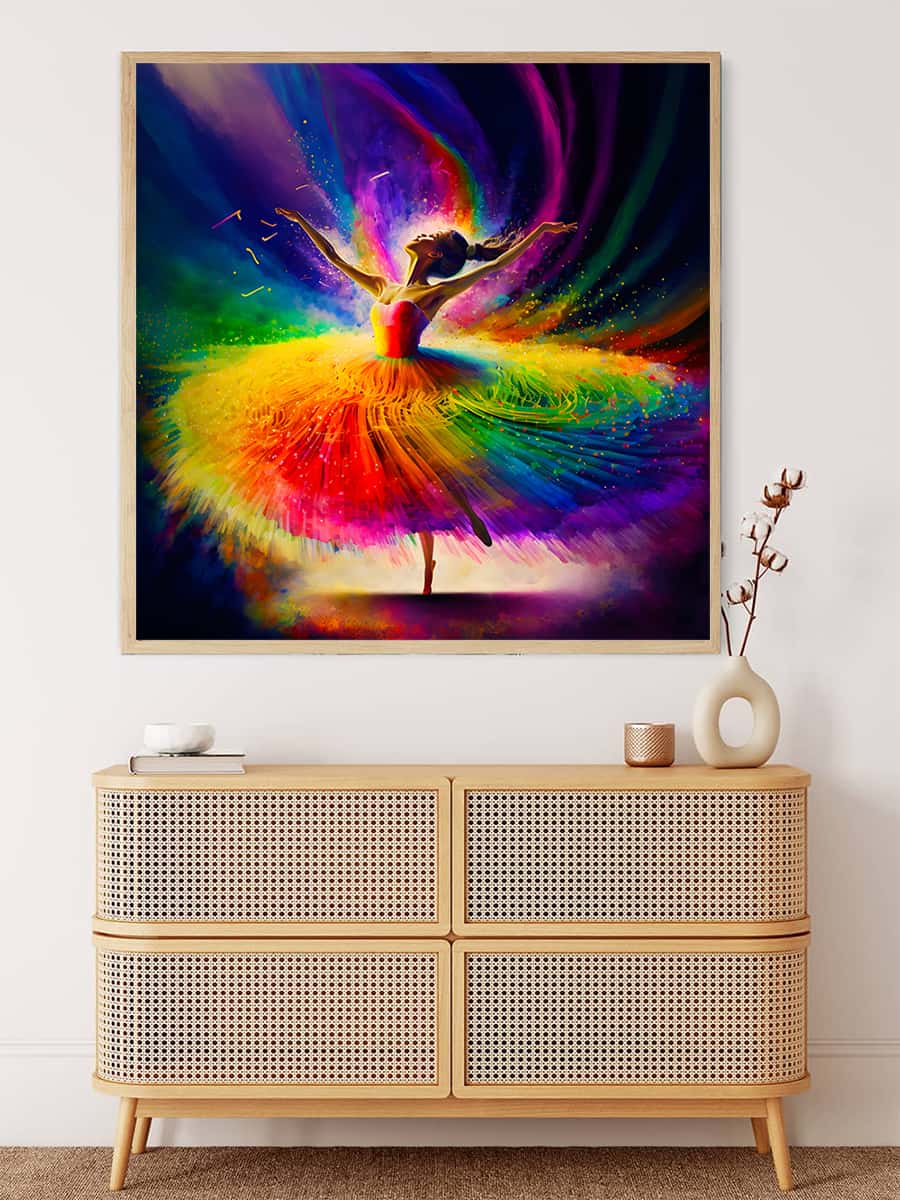 AB Diamond Painting - Farbzauber Ballerina