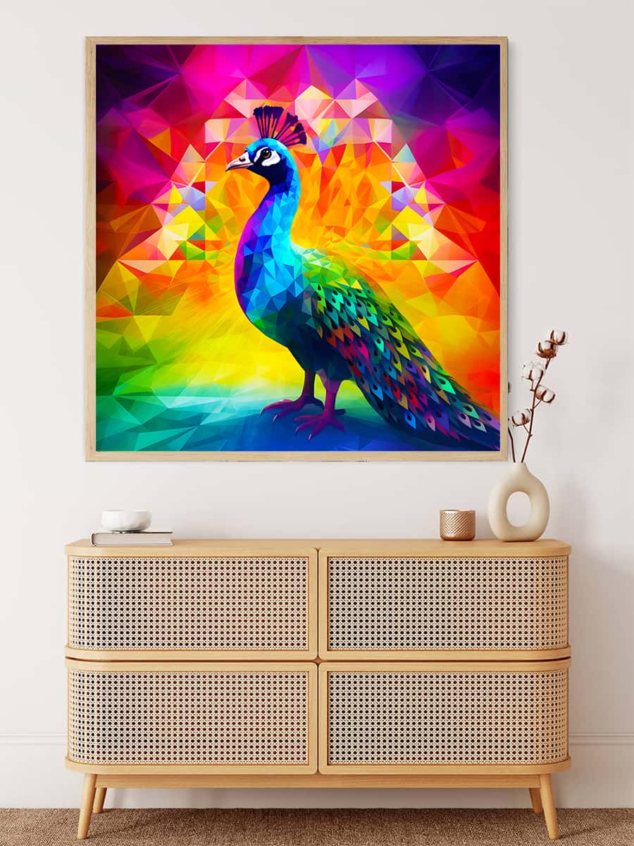 AB Diamond Painting - Diamant Pfau