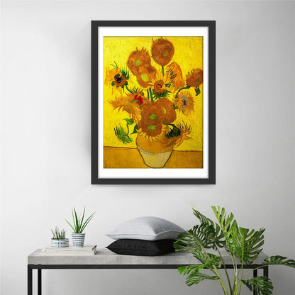 Sonnenblumen in der Vase, van Gogh Diamond Painting