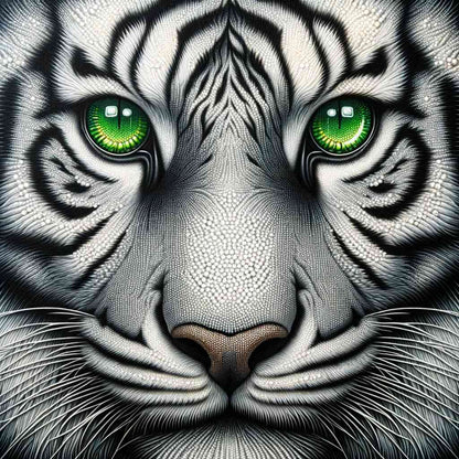 Baoea - Tiger with green eyes