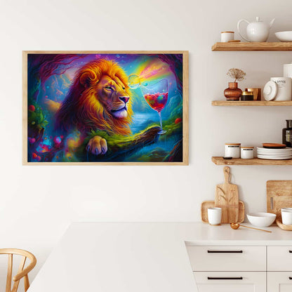 AB Diamond Painting - Lion Game