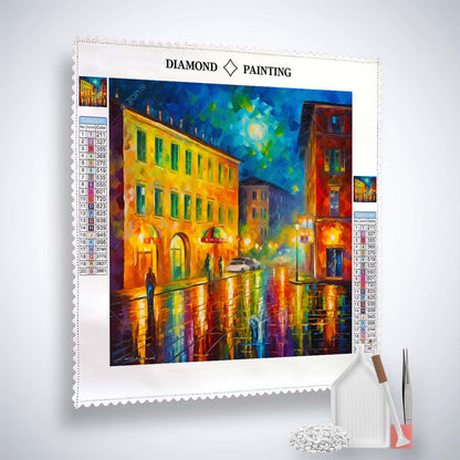 AB Diamond Painting - Italien bei Nacht