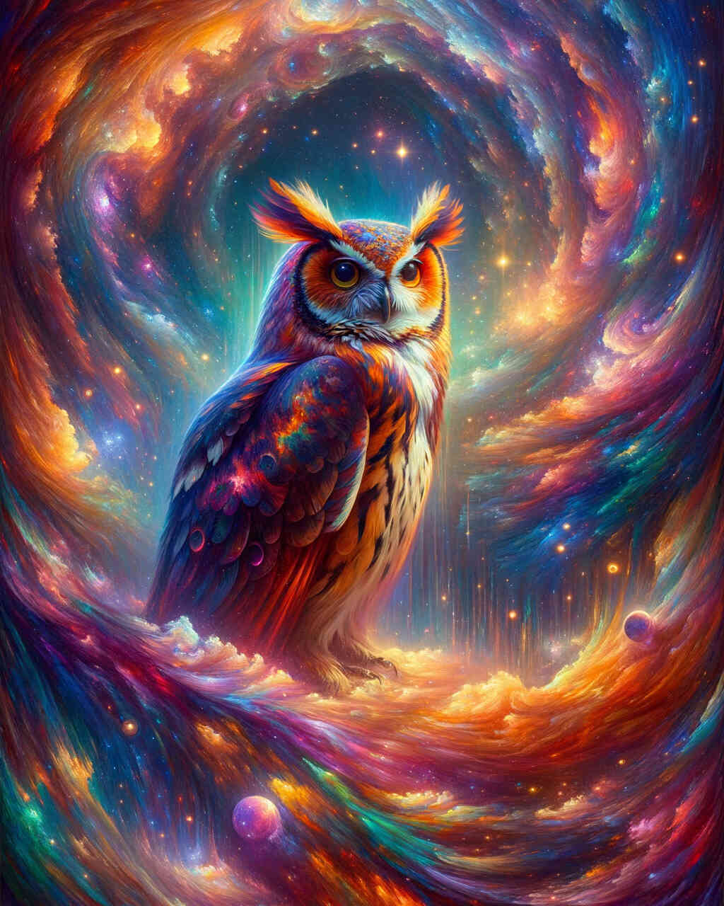 owl, universe