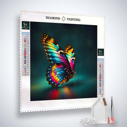 AB Diamond Painting - Sitting Butterfly