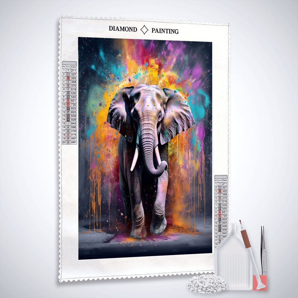 Elephant, color impression