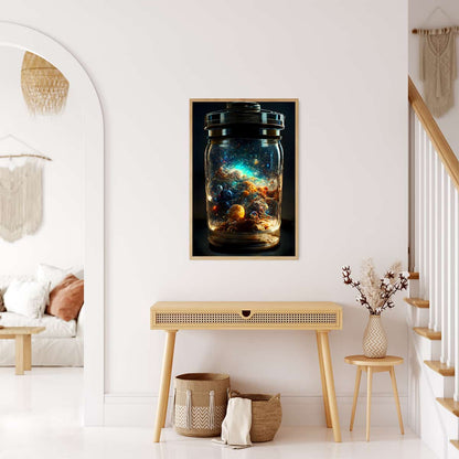 AB Diamond Painting - Space in a Glass