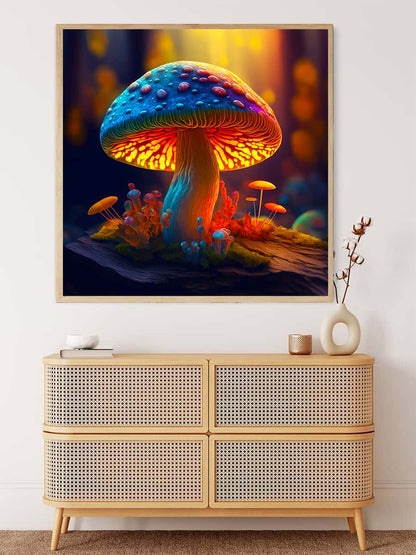 AB Diamond Painting - Luminous Mushroom