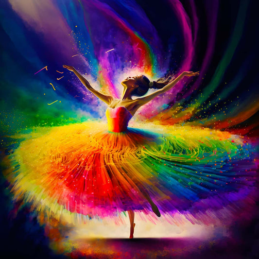 AB Diamond Painting - Color Magic Ballerina
