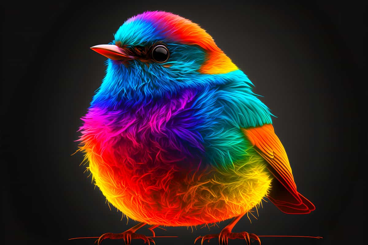 AB Diamond Painting - Neon Budgie