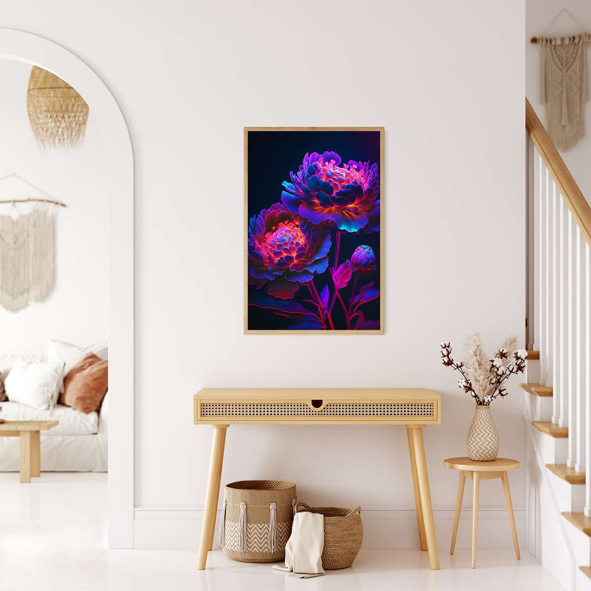 AB Diamond Painting - Blumen strahlend