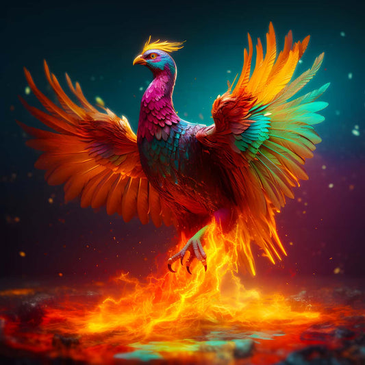 AB Diamond Painting - Magical Phoenix