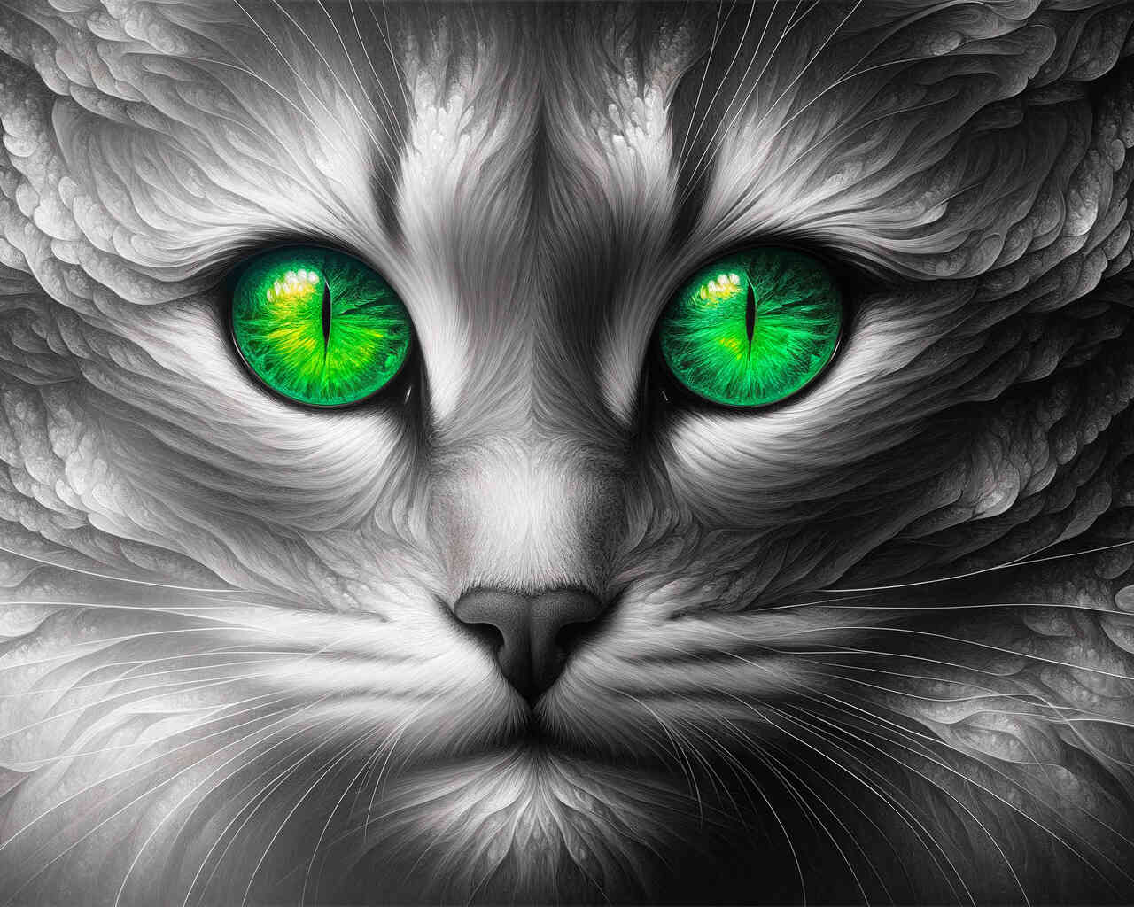 Baoea - chat aux yeux verts