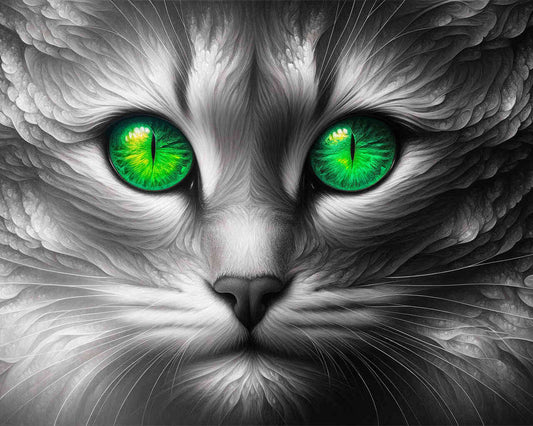 Baoea - Cat with Green Eyes