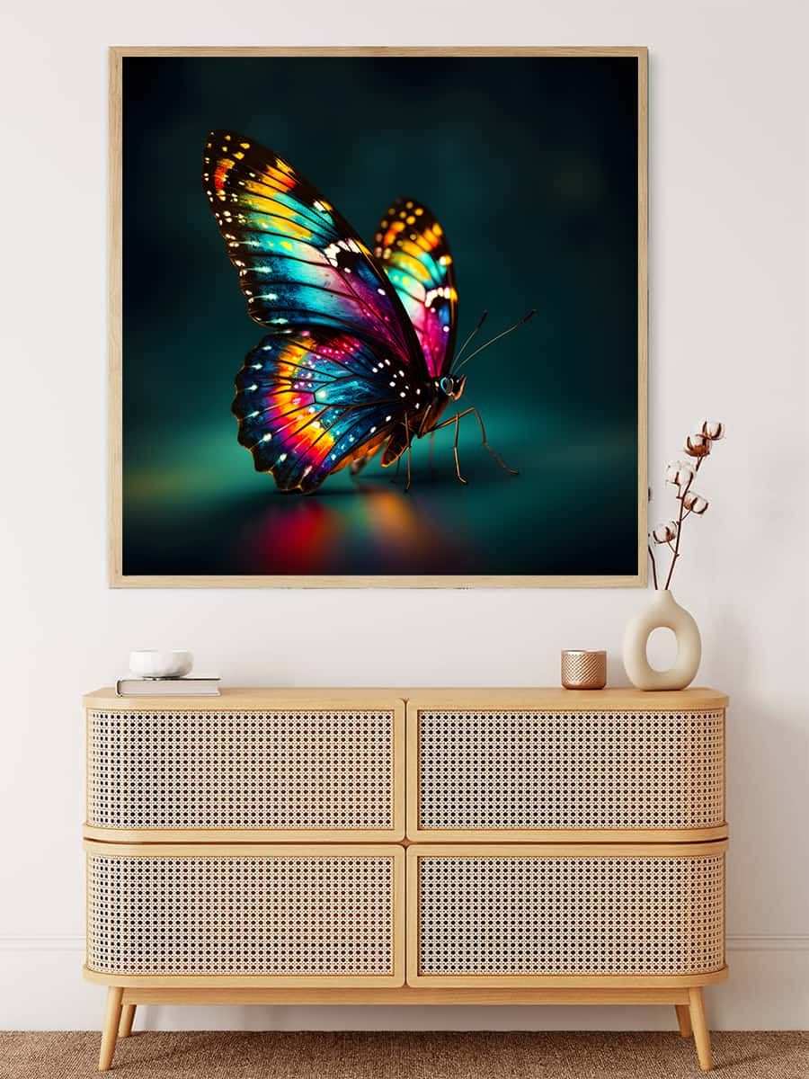 AB Diamond Painting - Sitting Butterfly