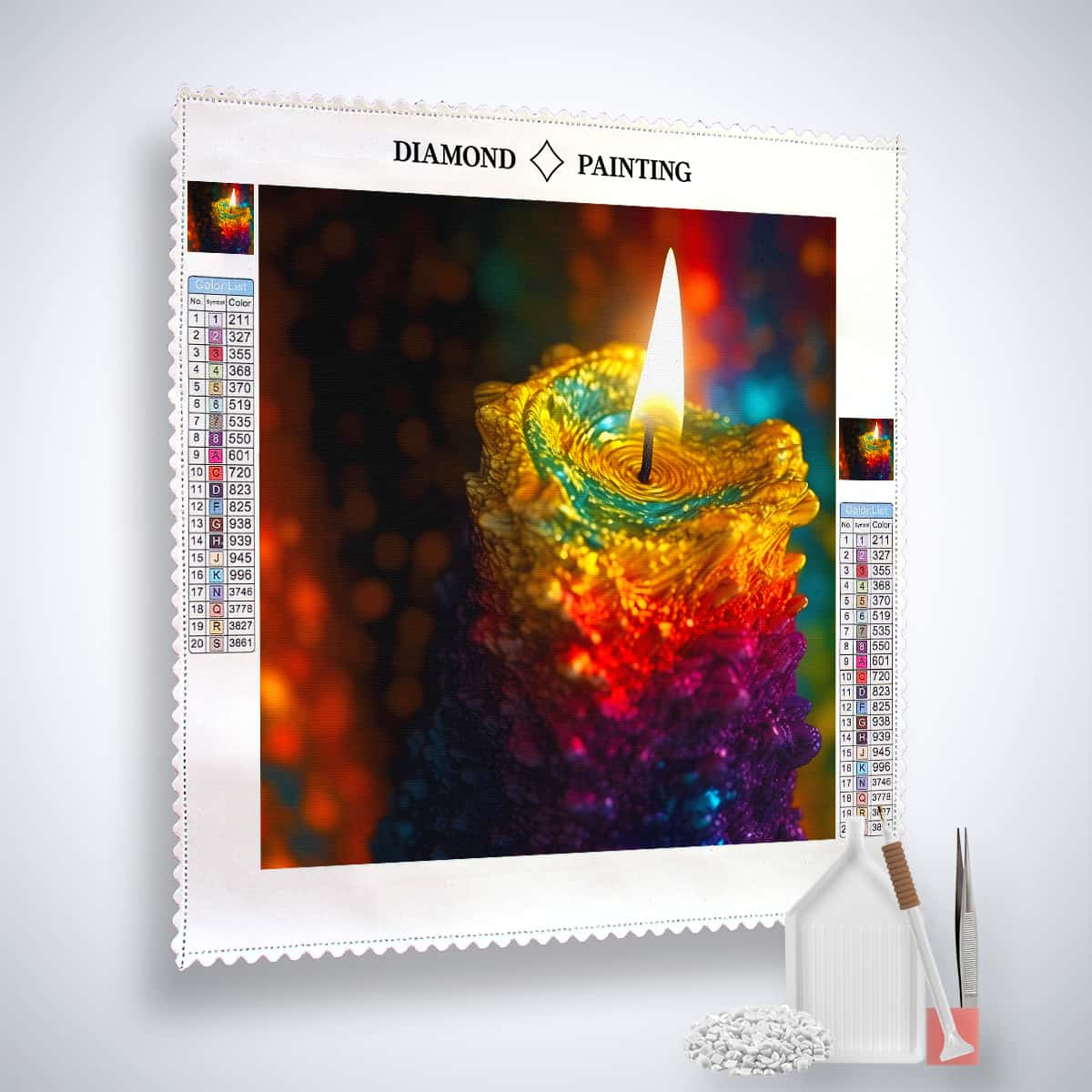 AB Diamond Painting - Burning Candle