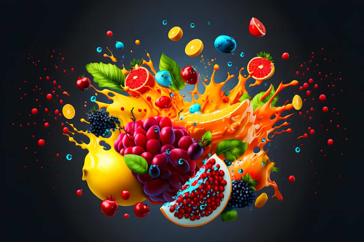 AB Diamond Painting - Fruit Explosion Colorful