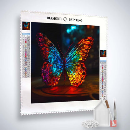 AB Diamond Painting - Butterfly Frontal at Night