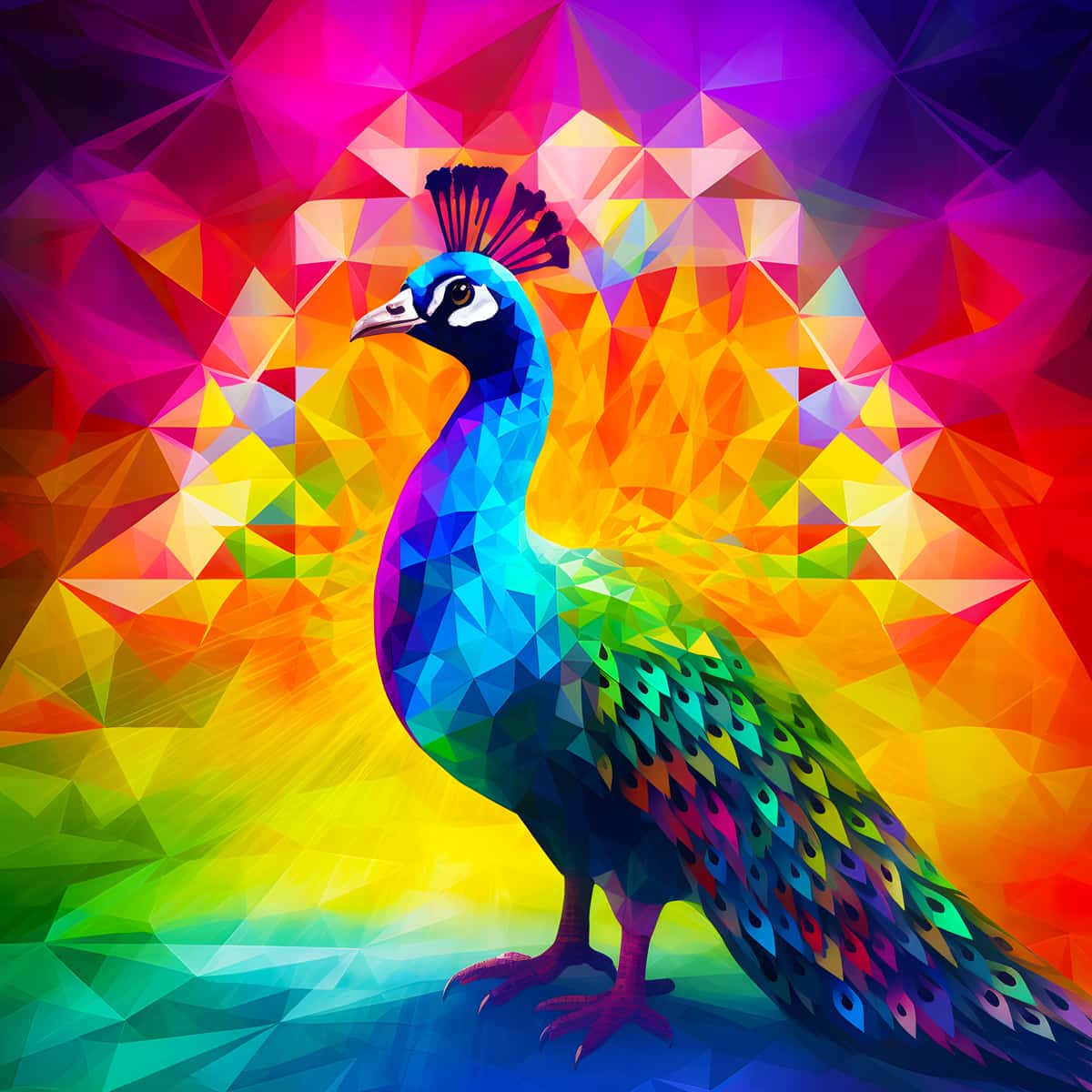 AB Diamond Painting - Diamant Pfau